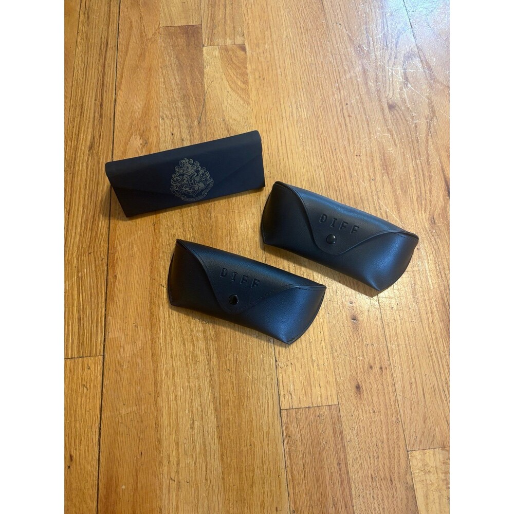 DIFF sunglass case only set of 3